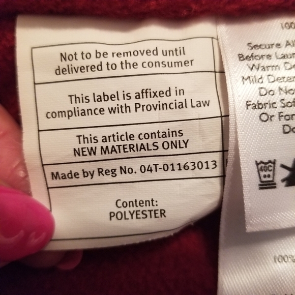 EDDIE BAUER  Poly/Fleece Winter Jacket Size Large Excellent - Picture 7 of 8